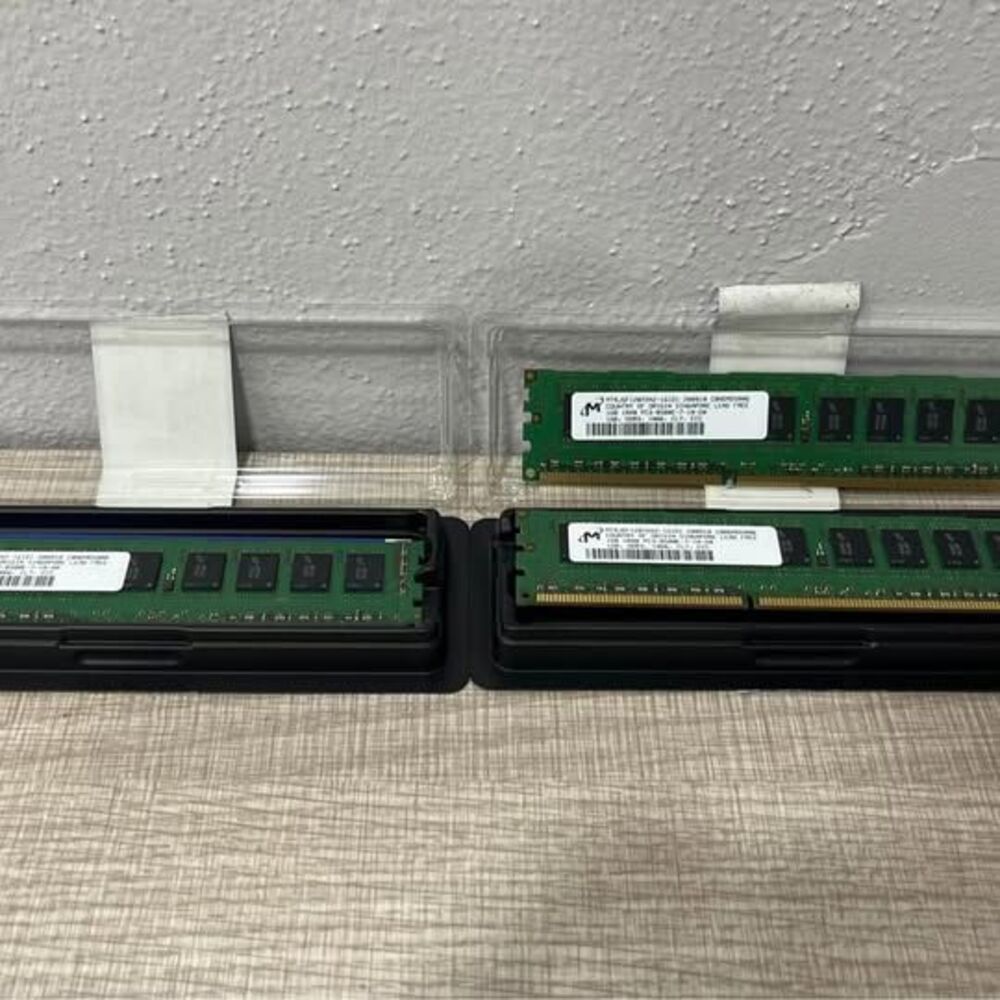 Micron MT9JSF12872AZ-1G1D1 1gb DDR3 1066 MHz cl7 ecc Server Ram Udimm - Lot Of 3